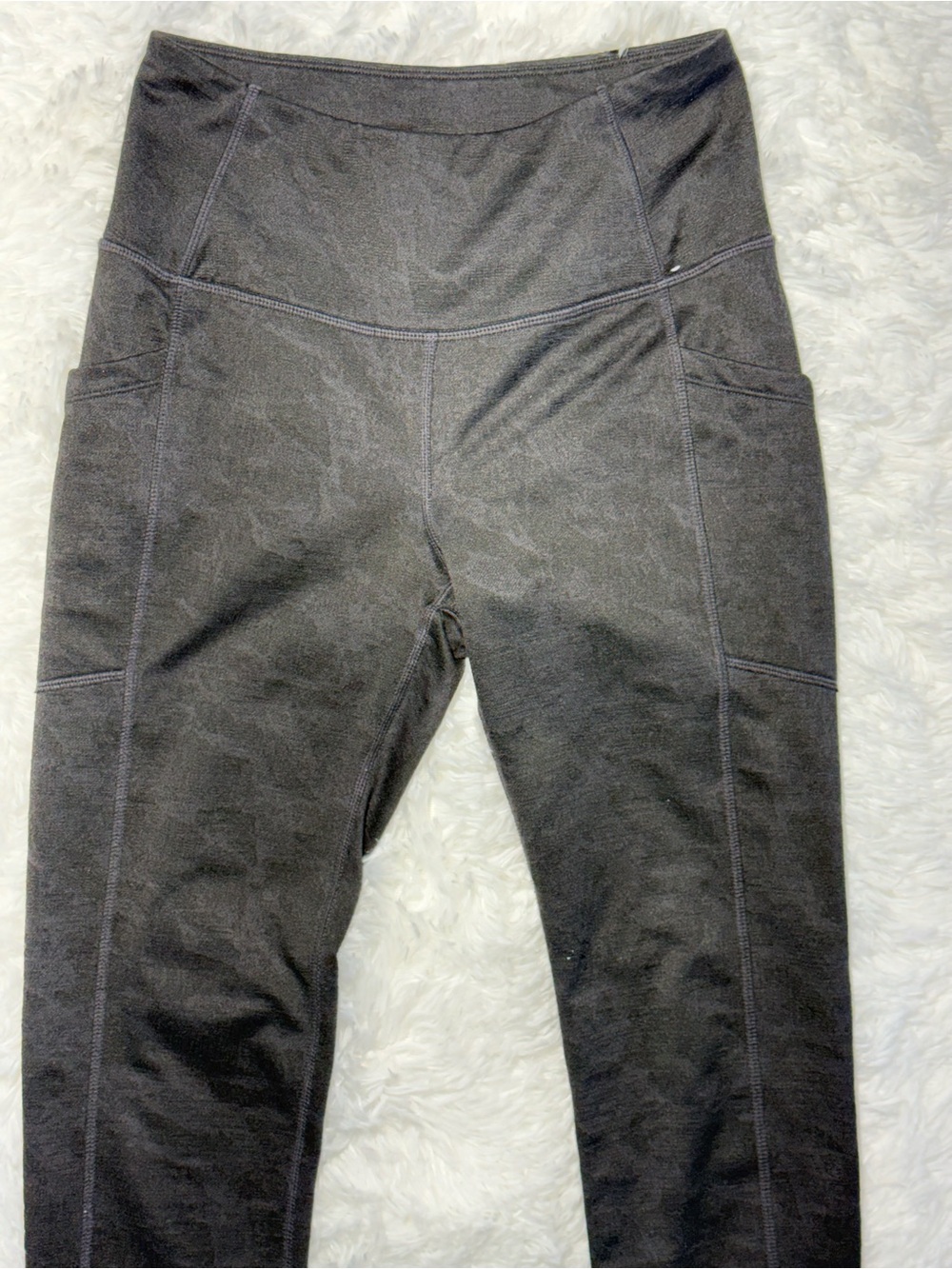 Mondetta Performance Luxury Leggings XS Camo Gray High Waisted Yoga Pants - Picture 2 of 7